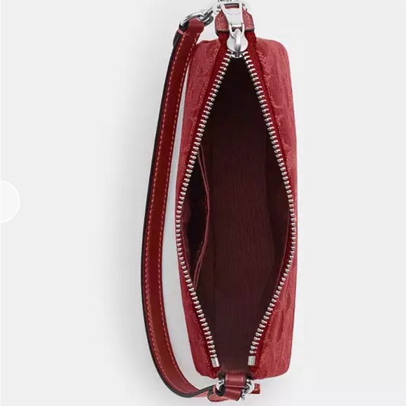 Coach Nolita 19 In Signature Denim CCZ48 denim/Silver/True Red - Picture 4 of 13